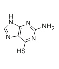 Alfa：6-硫代鸟嘌呤, 98%