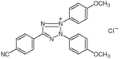 TCI-2,3-双(4-甲氧苯基)-5-(4-氰苯基)氯化四氮唑,90.0%(T)